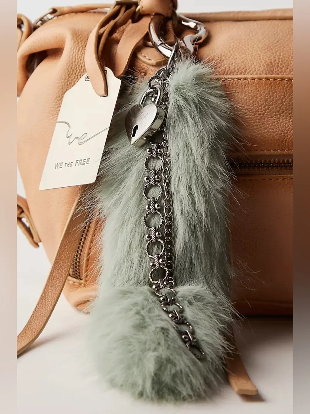 Free People Fluffy Tail Bag Charm